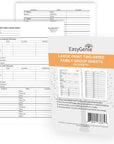 LARGE PRINT Two-Sided Family Group Sheets for Ancestry (30 Sheets) by | Archival-Quality Genealogy Forms