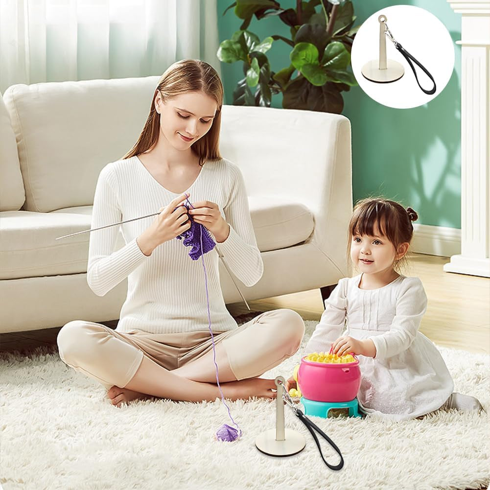Portable Wrist Yarn Holder Yarn Storage Prevents Yarn Tangling and Misalignment Yarn Holder for Knitting, Knitting Supplies Gift for the Craft Lovers