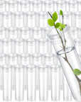 100 Pcs 60Ml Floral Tubes for Milkweed Water Tubes for Flowers Large Floral Water Tubes for Milkweed Cuttings Floral Tubes for Flower Arrangements Butterfly Habitat