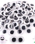 200 Pieces Googly Eyes Self Adhesive, 1 Inch Small Googly Eyes Wiggle Eyes for Crafts