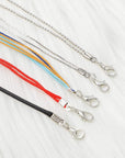 450 Piece Jewelry Making Accessories Kit Include 200 Fold over Cord End Caps Crimp End Tips 200 Jump Ring Connectors and 50 Bracelet Necklace Lobster Claw Clasps and Closures (Silver)
