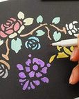 Set of 10 Marker Pens Coloured Pencils DIY for Photo Scrapbook Album Use, Multicolor, 10 Count