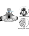 Shower Heads Handheld Spray High Pressure Adjustable Showerhead Top Spray Bath