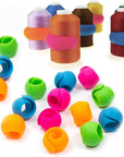 100 Pack Thread Spool Savers, Spool Huggers Thread Holder Organizer for Sewing Machine and Embroidery Machine, Prevent Thread Tails from Unwinding, No Loose Ends or Thread Tails