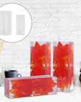 2PCS Different Size Silicone Resin Molds, Deep Rectangle Epoxy Resin Molds with Wooden Support, Large Size DIY Molds for Home Office Decoration Resin Casting
