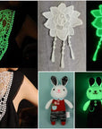 3000Yards / 2700M Glow in the Dark Embroidery Thread (White)
