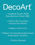 Americana Multi-Surface Satin Favorites Sample Kit for Wood, Metal, Glass, Ceramics, Fabric, Paper, Terra Cotta, Most Plastics and More