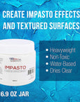 Impasto Clear Gel Acrylic Medium, 500Ml Tub