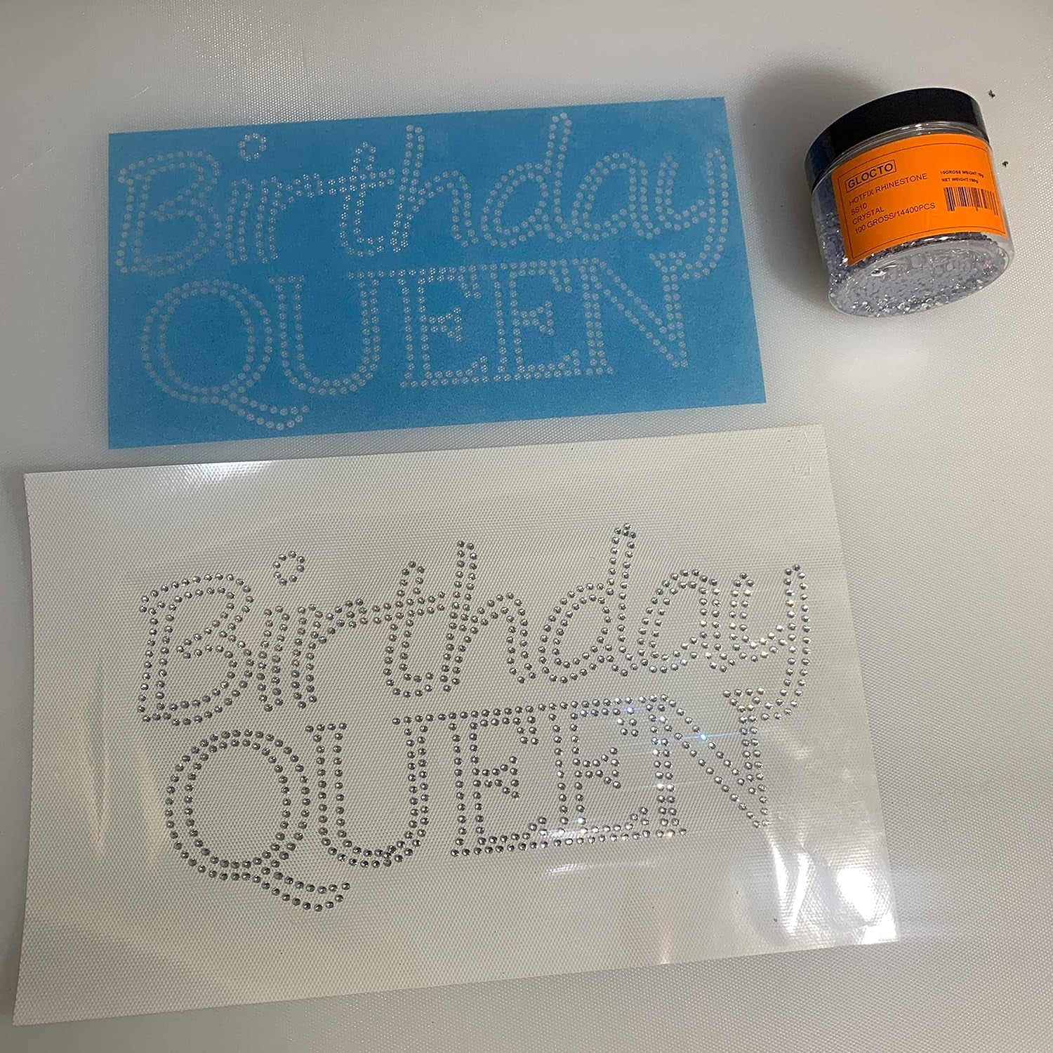 Magic Flock 12"X1Yard Hotfix Tape 2Yards for Rhinestone Templates Stencil Magic Sticky Flock for Any Cutting Machine