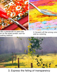 10PCS Palette Knife, Stainless Steel Painting Knife Set, Flexible Spatula Pallet Knife, Metal Artist Knives, Oil Painting Accessories Color Mixing Scraper for Oil, Canvas, Acrylic Painting by