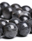 6MM 60PCS Natural Stone Black Labradorite Beads for Jewelry Making DIY Bracelet