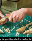 Whittling Knife C2 6.5" Whittling Knife for Fine Chip Carving Wood and General Purpose Wood Carving Knife Bench Detail Carving Knife Carbon Steel and Whittling for Beginners
