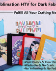Sublimation Vinyl for Dark/Light Fabric - 12" X 20FT Sublimation HTV Glossy - Sublimation Blanks for Sublimation Shirts/Bag/Hat/Pillow