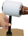 Leathercraft Wooden Handle Nylon Hammer - Wood Leather Carving Hammer Mallet for DIY Stamping Sew Leather Cowhide Tool