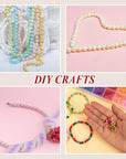 Pearl Beads, 2240Pcs Round, 32 Colors, Plastic, for Bracelets Making, Jewelry Crafting
