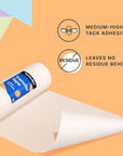 6" X 300' Roll of Paper Transfer Tape for Vinyl, Made in America, Premium-Grade Transfer Paper for Vinyl with Layflat Adhesive for Cricut Vinyl Crafts, Decals, and Letters
