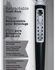 Tim Holtz Craft Pick Poker - Retractable Punch Tool for Paper Crafting, Scrapbooking, Die Cuts, and Art Supplies - Adjustable Fine Point Tip