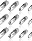 100Pcs Ball Chain Connector Silver Beaded Chain Fits for 1.5/2.0/2.4/3.2Mm Beaded Ball Chain Jewelry Making Accessories Clips for DIY Crafts