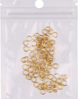 Jump Rings for Jewelry Making - 100Pcs 5Mm 14K Gold Open Jump Rings, Jewelry Jump Rings,Accessories Repair and Craft Projects Making,Keychain Rings for Earring Necklace Bracelet DIY Craft Jewelry
