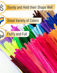 - Pipe Cleaners, 324 Pcs, 27 Colors, Chenille Stems, Pipe Cleaners Craft Supplies, Craft Pipe Cleaners, Chenille Stems Pipe Cleaners, Pipe Cleaners Bulk, Fuzzy Pipe Cleaners