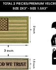 American Flag Patch, 10 Bundle-Set, Tactical Morale Military Patches of USA US for Backpacks Hat Army Gears Etc