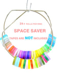 3 Pack Washi Tape Organizer Washi Tape Storage Ring (8 Inches)