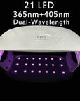 Rechargeable UV Resin Light Curing for Epoxy Crafts 21 LED UV Light for Resin,Glue,3D Printer UV Resin Lamp 365Nm+405Nm (UV Resin Light Rechargeable)