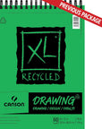 XL Series Recycled Drawing Paper Pad, Top Wire Bound, 70 Pound, 9 X 12 Inch, 60 Sheets