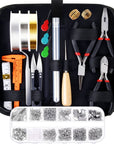 Jewelry Making Supplies Kit with Jewelry Tools, Jewelry Wires and Jewelry Findings for Jewelry Repair and Beading