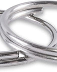 1" (25Mm) Nickel Plated Silver Steel round Edged Split Circular Keychain Ring Clips for Car Home Keys Organization, Arts & Crafts, Lanyards (100)
