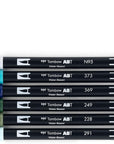 56227 Dual Brush Pen Art Markers, Wonderland, 6-Pack. Blendable, Brush and Fine Tip Markers, Portrait, 1 Count (Pack of 6)