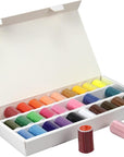 Thread for Sewing 30 Colors, 200 Yards per Spools, Polyester Sewing Thread Kit for Sewing Machine & Hand Sewing