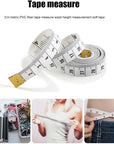 2Pcs Tape Measure Measuring Tape for Body, 120-Inch Double Scale Sewing Flexible Ruler for Weight Loss Tailor Craft Vinyl Body Measurement Tape(White, Yellow)