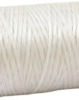 Artificial Deer Sinew White Waxed Flat Polyester Thread for Beading, Leather, Tie-Dye Crafts and Sewing, White Sinue (5-Ply, 300 Yards or 900 Feet)