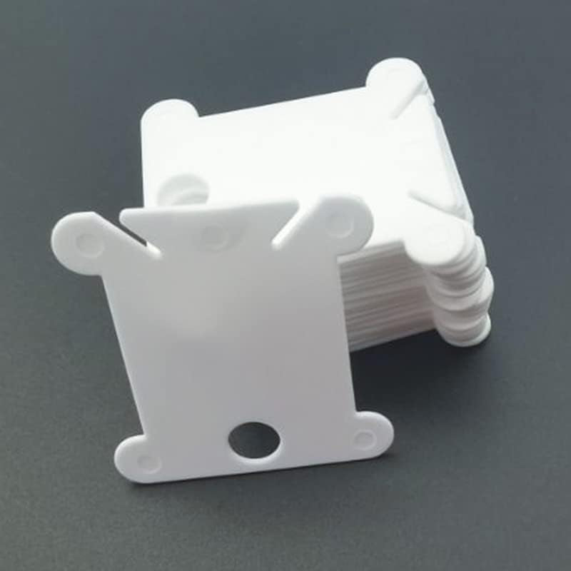 Plastic Embroidery Floss Bobbins, 128 Pcs Thread Friendship Bracelet String Organizer Holder, Embroidery Thread Cards Cross Stitch Bobbin,For Cross Cotton Thread Craft DIY Sewing Storage