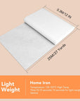 Light Weight White Iron-On Non-Woven Fusible Interfacing 12 Inch X 27 Yards Light Weight Non-Woven Interfacing Iron on Polyester Single-Sided Interfacing for DIY Crafts Supplies