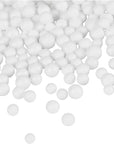 90,000 Pieces Foam Beads for Slime, White Polystyrene Beads for Kids DIY Craft, Party Decoration (0.08-0.12 In)