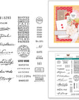Sign Here by Cathe Holden Clear Stamp Set