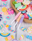120Pcs Slime Charms Resin Fake Candy Charms Kawaii Cute Set Mixed Assorted Sweets Flatback Slime Beads Making Supplies for DIY Craft Making and Ornament Scrapbooking