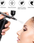Airbrush Kit Rechargeable Cordless Airbrush Compressor, Non-Clogging High-Pressure Air Brush Set with 0.3Mm Nozzle and Cleaning Brush Set for Makeup, Barber, Nail Art, Cake Decor