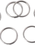 1/2 Inch Split Key Rings,Stainless Steel Dog Tag Mini Rings,Small Key Chain Ring for Craft,Car Keys,Women and Men Car Key Rings - Pack of 60 Pcs