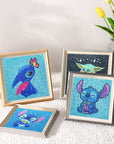 5D Diamond Painting Kits for Kids Beginners,Diy 6 Pack Diamond Art for Adults,Full Drill Crystal Rhinestone Paint by Diamond Dots,Big Gem Arts and Crafts for Kids Ages 6-8-9-12 Girls 6X6Inch