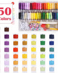 488Pcs String Bracelet Making Kit, Friendship Bracelet String Kit with 50 Skeins Embroidery Floss Cross Stitch Thread, 400Pcs Friendship Bracelet Beads, 37Pcs Embroidery Tools