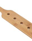 14Inch Bamboo Paddle with Holes, Solid Wood Paddle with Smooth Surface, 1 Pack,1