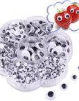 700 Pieces Mixed Wiggle Googly Eyes Self Adhesive Googly Eyes DIY Scrapbooking Crafts (Assorted Sizes)