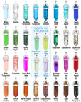 40Pcs Healing Crystal Pendants
