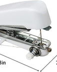 Handheld Sewing Machine - Portable Mini Manual Sewing Machine - Mini Sewer Machine - Hand Stitcher Sewing Machine - Needlework Tool for DIY Crafts Home Travel