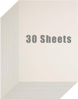30 Sheets Ivory Card Stock, 8.5 X 11 Heavyweight Paper Cream White Card Stock Craft Paper for Card Making Kids Art Crafts Scrapbooking, 230GSM