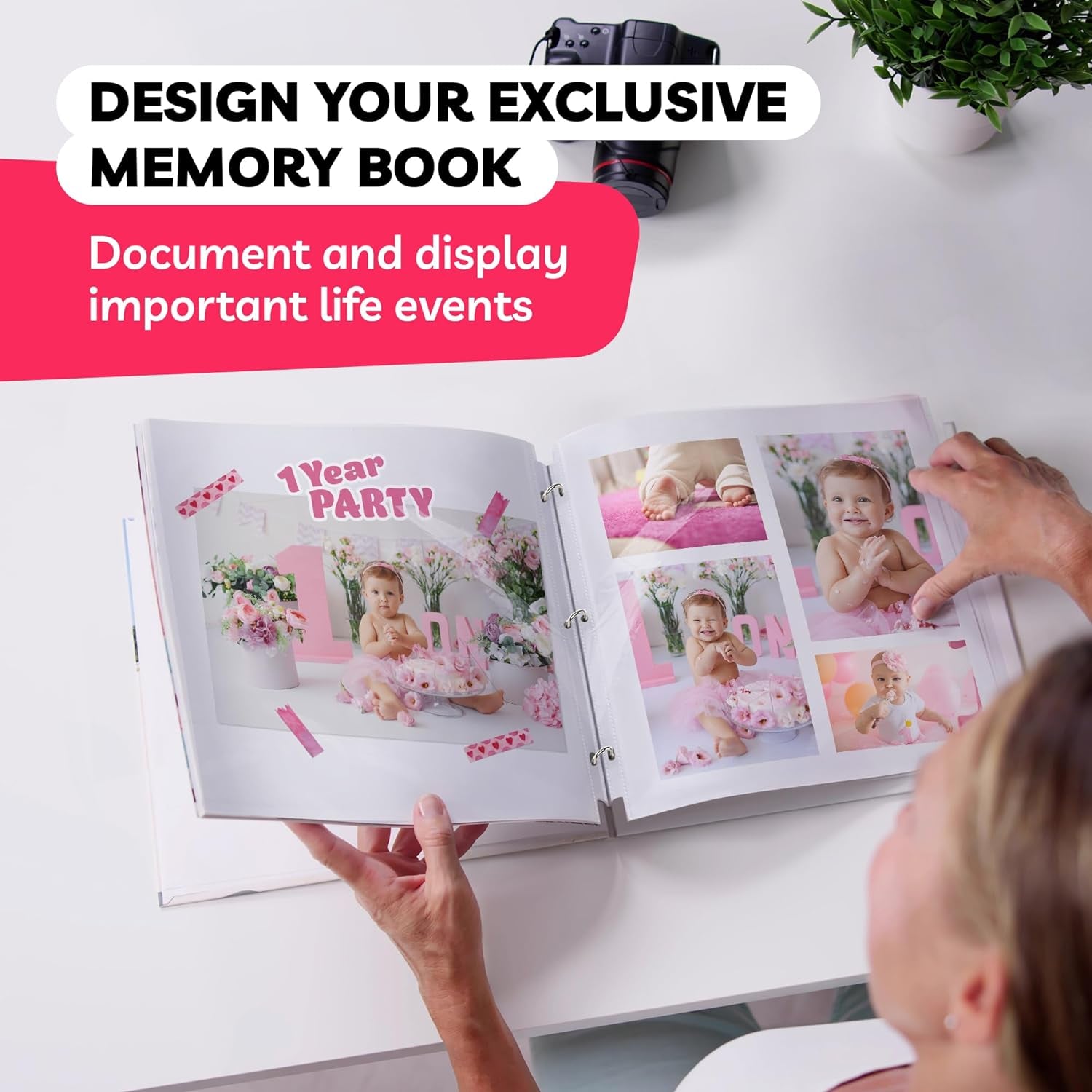 Photo Album Pages for 3 Ring Binder - Scrapbook Pages - 12X12 Scrapbook Page Protectors (For 12 X 12" Paper and Vinyl, 25 Sheets) - Scrapbook Sleeves - Scrapbook 12X12 Refill Pages