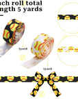 2 Rolls 10 Yards 7/8 Inches Softball Ribbon for Crafts Softball Grosgrain Ribbon for Cheer Bows Team Gift Wrapping Uniform Sewing